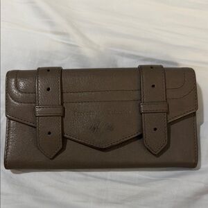 Proenza Schouler Dark Brown Leather Clutch